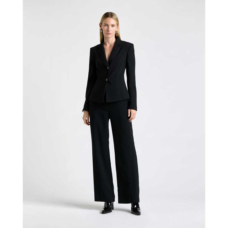Cue Recycled Crepe Cropped Jacket image number 3